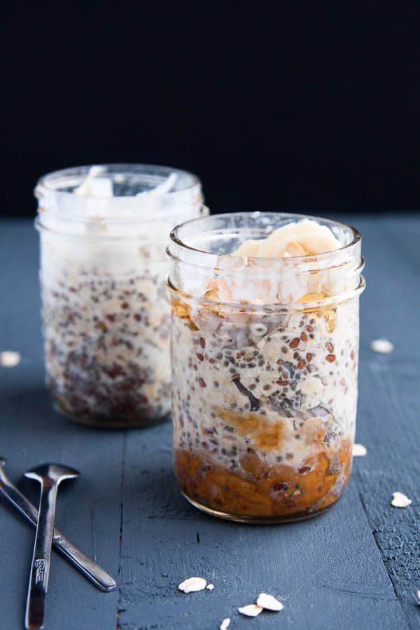 Overnight Oats Jar Container Portable Oatmeal Cups With Lids And Spoon Meal  J !!