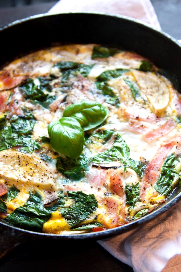 Vegetable Frittata (Potato & Spinach!) - Meaningful Eats